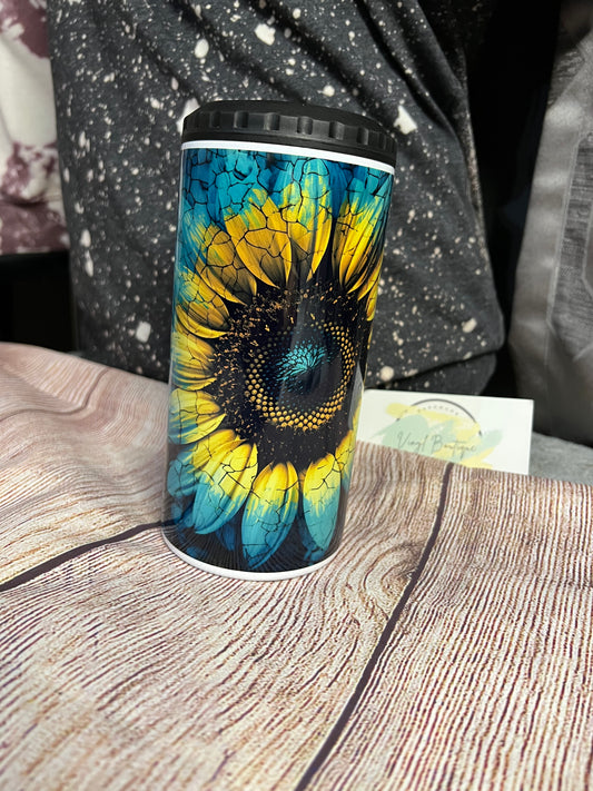 4 in 1 Koozie Sunflower