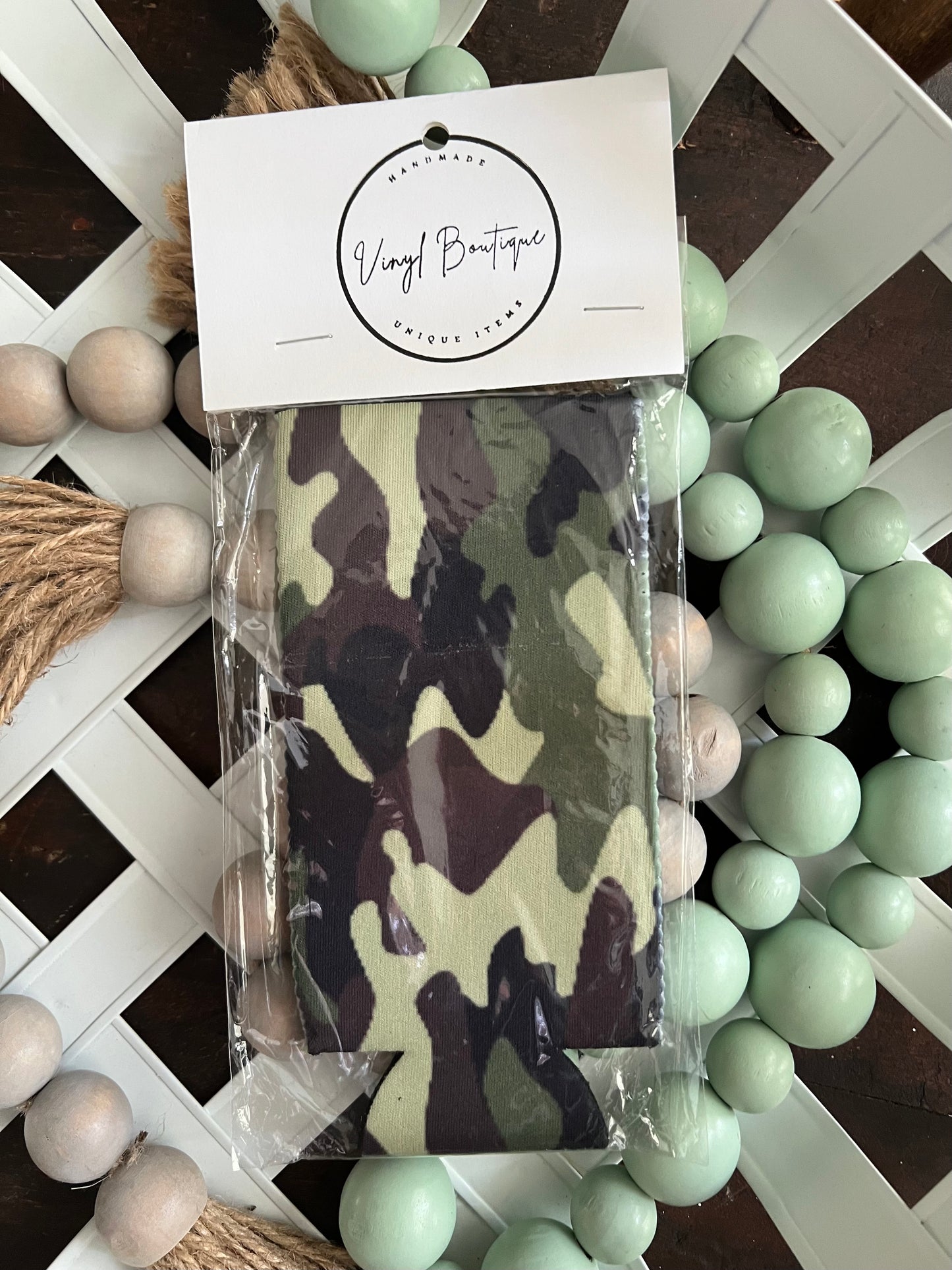 Camo Soft slim can kooozie