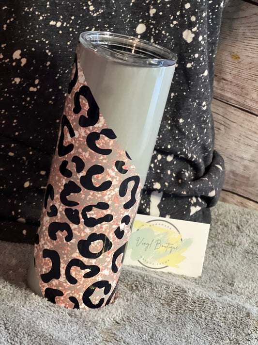 Cheetah Gray 20oz Tumbler