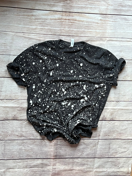 Black with white spots T-Shirt