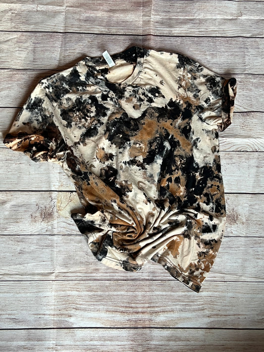 Black/brown Cowhide Shirt