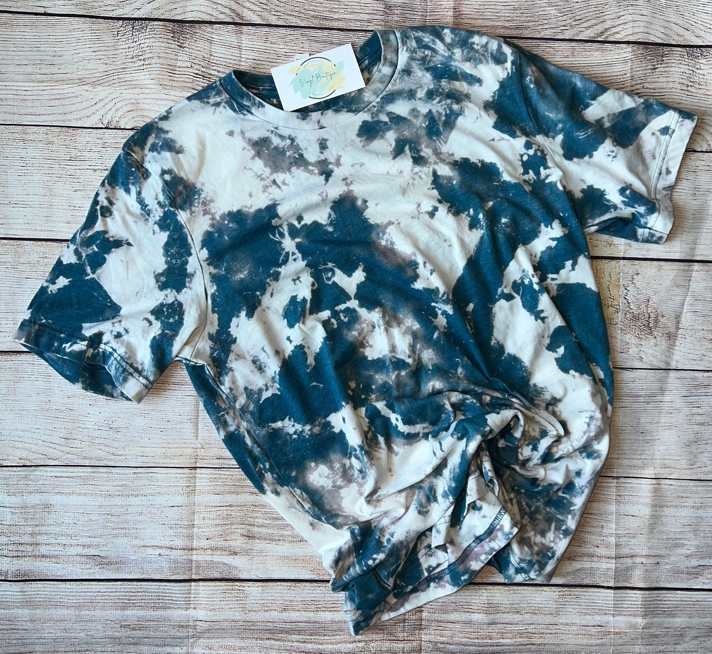 Blue bleached Shirt